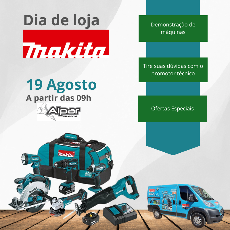 Dia de loja Makita